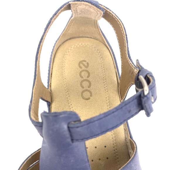 ECCO Damara Women’s Leather Fisherman Blue Sandals 240933 Size EU 36 /US 5.5 - Picture 8 of 11